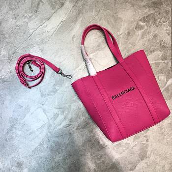 BALENCIAGA WOMEN'S EVERYDAY XXS TOTE BAG In Pink 551815 19 x 10 x 21 cm 