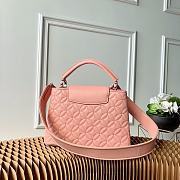 LOUIS VUITTON CAPUCINES BB Monogram Flower Pink M55366 27 x 18 x 9 cm - 3