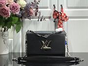 LOUIS VUITTON TWIST MM Epi Cowhide Leather Black M55411 23 x 17 x 9.5 cm  - 1