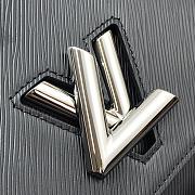 LOUIS VUITTON TWIST MM Epi Cowhide Leather Black M55411 23 x 17 x 9.5 cm  - 2