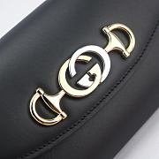 GUCCI MINI Shoulder Bag Leather Black 564718 18.5 x 11 x 3.5 cm - 5
