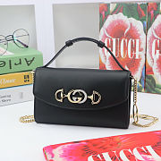 GUCCI MINI Shoulder Bag Leather Black 564718 18.5 x 11 x 3.5 cm - 2