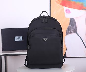 PRADA Nylon And Saffiano Leather Black 2VZ048 31 x 43.5 x 20 cm 