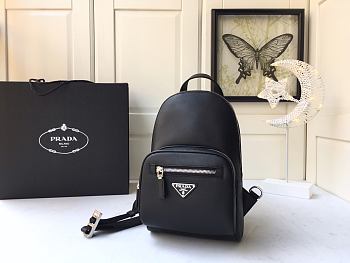PRADA Saffiano Leather One Shoulder Bag 2VZ031 18 x 28 x 9.5 cm