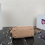 PRADA MICRO Galleria Saffiano Leather Bag Pink Beige 1BA906 20 x 15 x 9.5 cm - 2