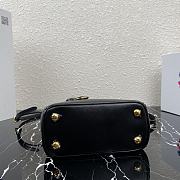 PRADA MICRO Galleria Saffiano Leather Bag Black 1BA906 20 x 15 x 9.5 cm - 6