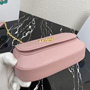 PRADA Saffiano Leather Shoulder Bag Golden Metal Pink 1BD275 22 x 14 x 6.5 cm - 6