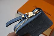 LOUIS VUITTON ZIPPY COIN PURSE By The Pool Monogram Pattern Blue M80408 11 x 8.5 x 2 cm - 3