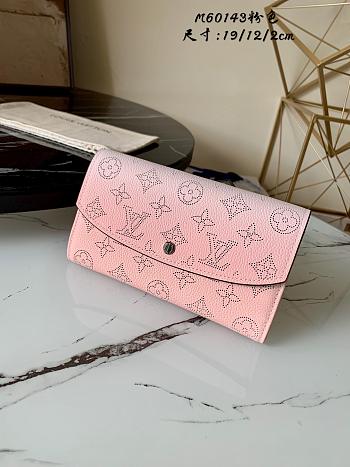 LOUIS VUITTON IRIS WALLET Monogram Pattern Pink M60143 19 x 12 x 2 cm