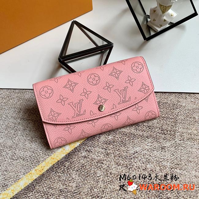 LOUIS VUITTON IRIS WALLET Monogram Pattern Magnolia M60145 19 x 12 x 2 cm - 1