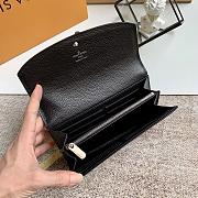 LOUIS VUITTON IRIS WALLET Monogram Pattern Black M60143 19 x 12 x 2 cm - 6