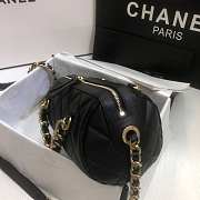 CHANEL EXTRA MINI Bowling Bag In Black AS1899 16 x 22 x 12 cm - 2