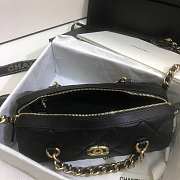 CHANEL EXTRA MINI Bowling Bag In Black AS1899 16 x 22 x 12 cm - 3