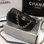CHANEL EXTRA MINI Bowling Bag In Black AS1899 16 x 22 x 12 cm - 5