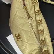 CHANEL Hobo Bag Yellow AS2480 15 x 12.5 x 18 cm - 2