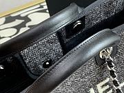 CHANEL Deauville Tote Bag Black 38 cm - 6
