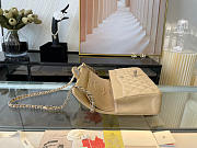 CHANEL Classic Double Flap Bag Lambskin Beige A01112 25.5 cm - 3