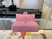 CHANEL Classic Double Flap Bag Lambskin Light Pink A01112 25.5 cm - 5