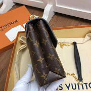 LOUIS VUITTON SAINT-PLACIDE Monogram Canvas And Leather Bordeaux M43715 26 x 16 x 7 cm - 4