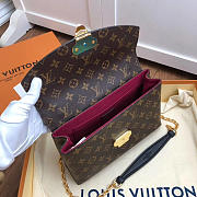 LOUIS VUITTON SAINT-PLACIDE Monogram Canvas And Leather Bordeaux M43715 26 x 16 x 7 cm - 3