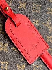 LOUIS VUITTON SOUFFLOT BB Monogram Canvas And Leather Cherry Red M44818 29 × 19 × 10 cm - 3