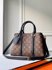LOUIS VUITTON SOUFFLOT BB Monogram Canvas And Leather Black M44898 29 × 19 × 10 cm - 1
