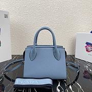 PRADA Saffiano Leather Monochrome Bag Astral Blue 1BA269 22 x 16.5 x 11.5 cm - 4