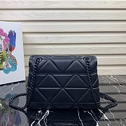 PRADA SMALL Spectrum Nappa Leather Bag Black 1BD233 23 x 17 x 8 cm - 2