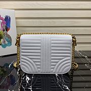 PRADA Diagramme Shoulder Bag White 1BD227 20.5 x 14 x 5 cm - 2