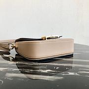 PRADA Saffiano Leather Emblème Bag Powder Pink 1BD217 20.5 x 14 x 5 cm - 6