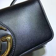 GUCCI SMALL Arli Shoulder Bag Leather Black 550129 25 x 16 x 5.5 cm - 6