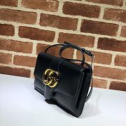 GUCCI SMALL Arli Shoulder Bag Leather Black 550129 25 x 16 x 5.5 cm - 4