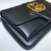GUCCI SMALL Arli Shoulder Bag Leather Black 550129 25 x 16 x 5.5 cm - 2