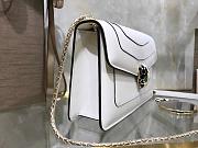 BVLGARI SERPENTI FOREVER SHOULDER BAG Calfskin Leater White 38102 22 x 13 x 6 cm - 6