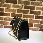 GUCCI MEDIUM Padlock Gucci Signature Shoulder Bag Leather Black 409486 30 x 19 x 10 cm - 3
