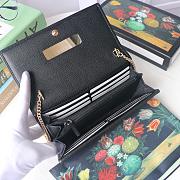 GUCCI Ophidia GG Chain Wallet Leather Black 546592 19 x 10 x 3.5 cm - 4