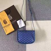 GOYARD BELVÉDÈRE BAG PM Blue BELVE2PMLTY 22 x 15 x 6.5 cm - 4