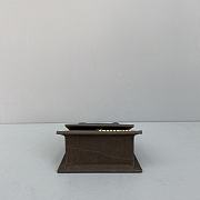 JACQUEMUS LE CHIQUITO Mini Crocodile Leather Bag Dark Brown 213BA01 12 x 8 x 5 cm - 5