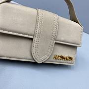 JACQUEMUS SMALL Le Bambino Velvet Beige 213BA06 18 x 6 x 7 cm - 6