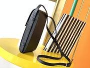 YSL TUC PHONE POUCH WITH STRAP IN SUPPLE CALFSKIN Black 6677182 9 x 3.5 x 18 cm - 3