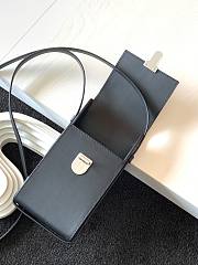 YSL TUC PHONE POUCH WITH STRAP IN SUPPLE CALFSKIN Black 6677182 9 x 3.5 x 18 cm - 5