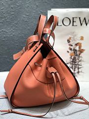 LOEWE SMALL Hammock Bag Cassic Calfskin Leather Orange 387.30.S35 26 x 21 x 14 cm - 5