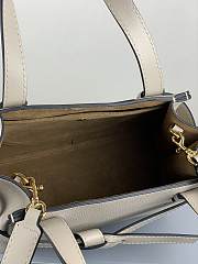LOEWE MINI Gate Top Handle Bag Leather Light Oat 321.12.Z99 25 x 18 x 10 cm - 4