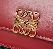 LOEWE MEDIUM Goya Bag Silk Calfskin Deep Red A896N01X03 23 x 15 x 6.5 cm - 2