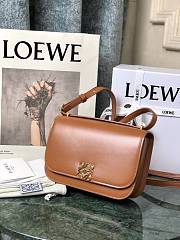 LOEWE SMALL Goya Bag Silk Calfskin Tan A896N09X01 18.5 x 12.5 x 6 cm - 1