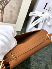 LOEWE SMALL Goya Bag Silk Calfskin Tan A896N09X01 18.5 x 12.5 x 6 cm - 5