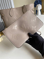 LOUIS VUITTON NEVERFULL MM Monogram Empreinte Leather Touretelle M45686 32 cm - 3