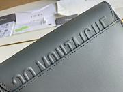 DIOR SMALL BOBBY BAG Box Calfskin Grey M9317 18 x 14 x 5 cm - 2