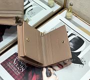 DIOR SMALL WALLET Patent Cannage Calfskin Rose Des Vent 11 x 9 cm - 2