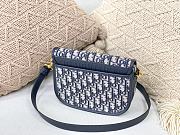 MEDIUM DIOR BOBBY BAG Blue Oblique Jacquard 22 x 17 x 6 cm - 3